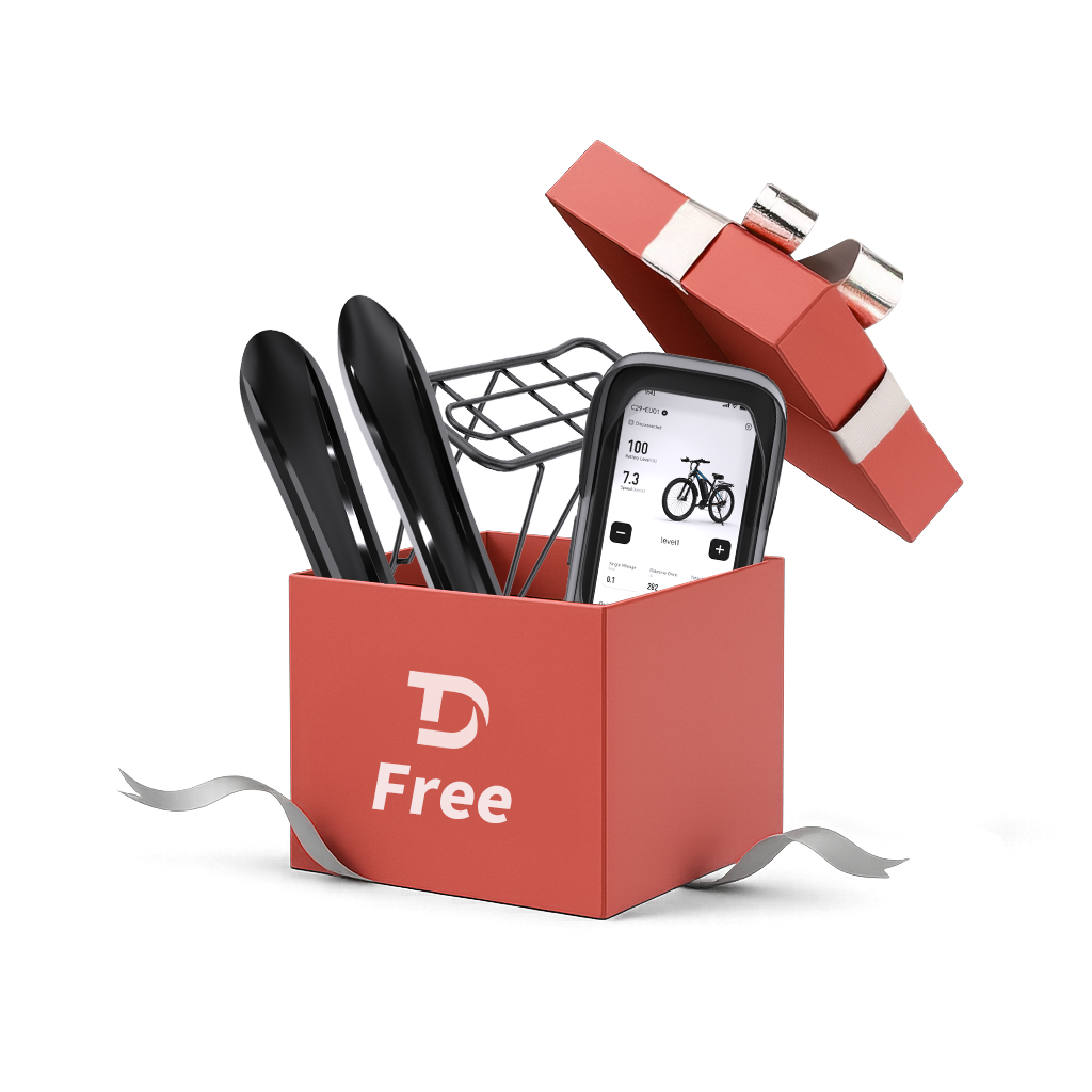 UK Cycling Pack(Free gifts with E-bike purchase,includes mudguards,rear rack and phone holder bag)